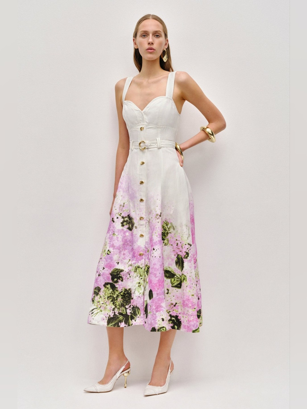 Aje Eartha Midi Dress $598 Size Us 2